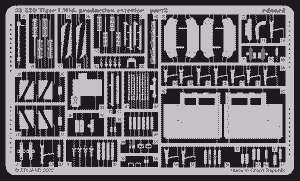 Eduard 35520 Tiger I Mid. Production exterior 1/35 Academy – Bild 3