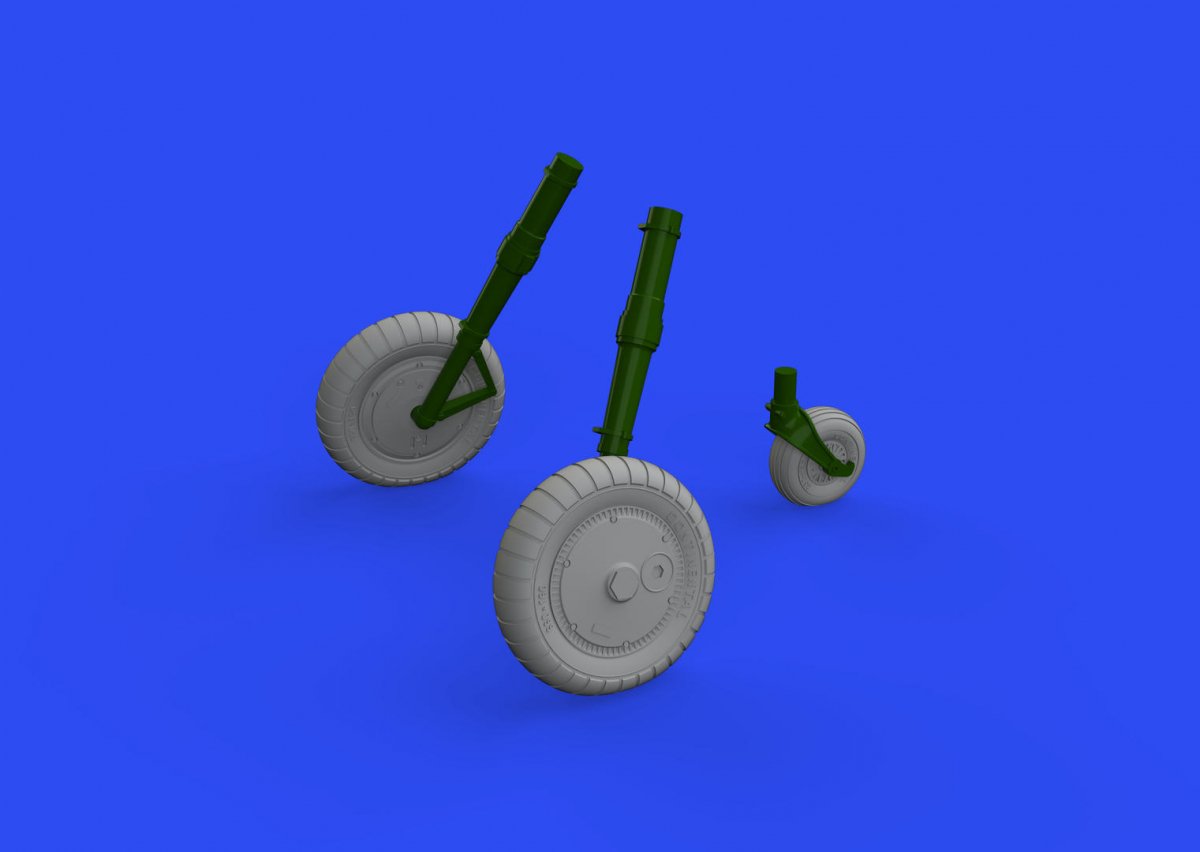 Eduard 632183 Bf 109G-4 wheels REVELL 1/32