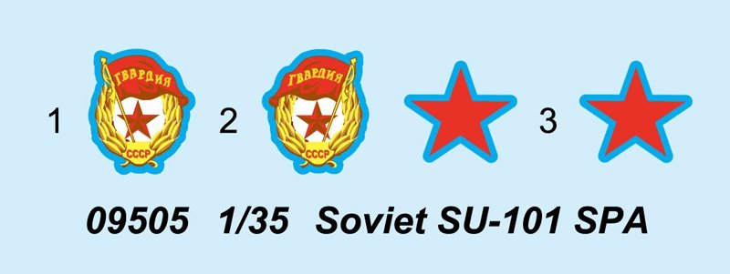 Trumpeter 09505 Soviet SU-101 SPA 1/35 – Bild 2