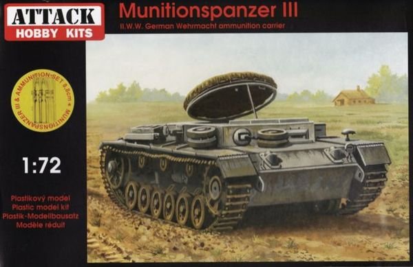 Attack 72889 Munitionspanzer III with ammunition set 1/72