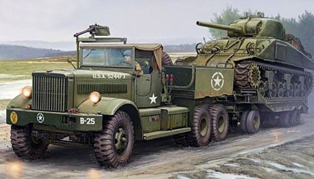 I Love Kit 63502 US M19 Tank Transporter with Soft Top Cab 1/35