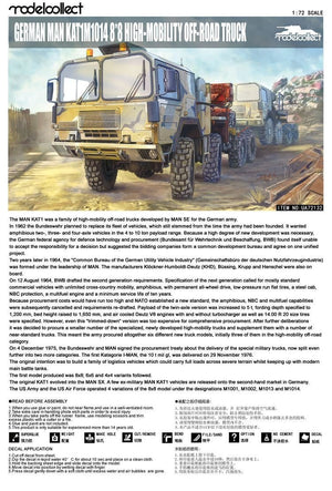 Modelcollect UA72132 German MAN KAT1M1014 8x8 HIGH-Mobility off-road truck 1/72 – image 3