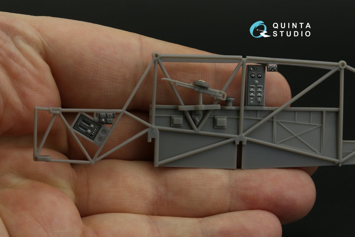 Quinta Studio QD48333 Avro Anson Mk.I 3D-Printed &amp;amp; colored Interior on decal paper (Airfix) 1/48 – image 12