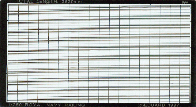 Eduard 99007 Royal Navy Railing 1/350