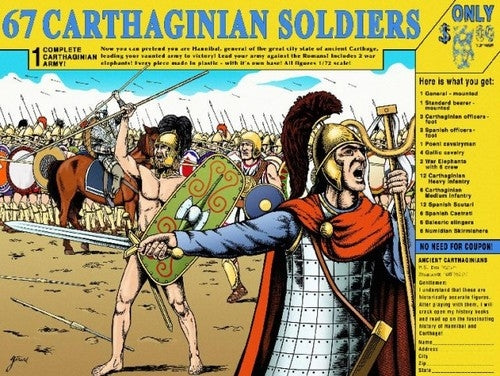 Hat 8152 67 Carthaginian Soldiers 1/72