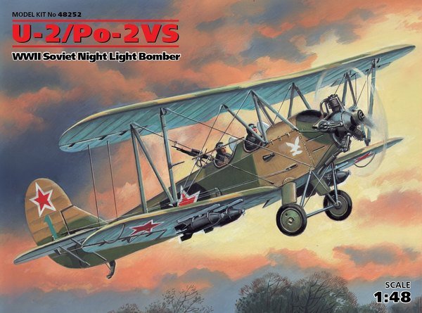ICM 48252 U-2/Po-2VS Bombardier nocturne soviétique de la Seconde Guerre mondiale (1/48)
