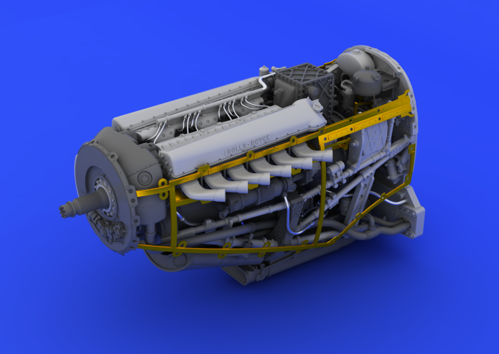 Eduard 648112 Spitfire Mk. IX engine 1/48 (Eduard) – imagen 7