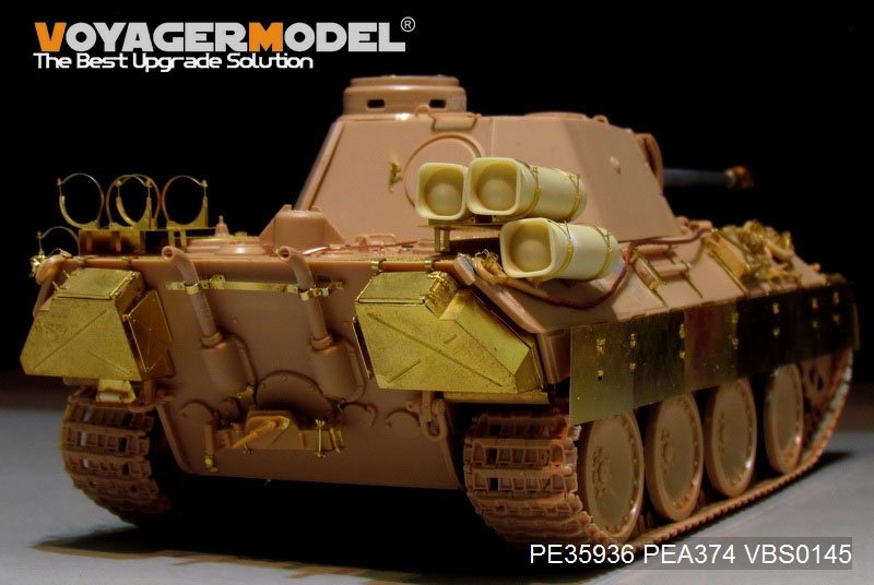 Voyager Model PE35936 WWII German Panther D w/&amp;quot;Stadtgas&amp;quot; Fuel Tanks Basic For MENG TS-038 1/35 – image 16