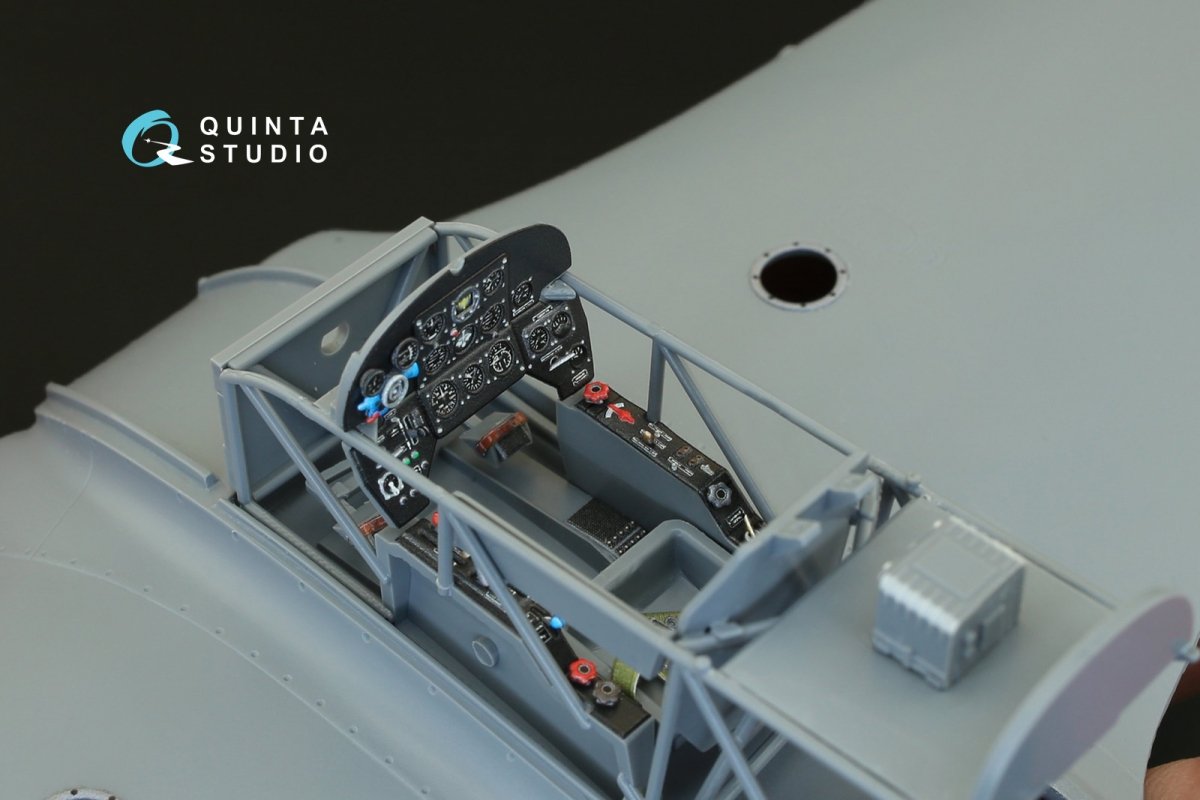 Quinta Studio QD32007 Yak-3 3D-Printed &amp;amp; coloured Interior on decal paper (for Special Hobby kit) 1/32 – zdjęcie 8