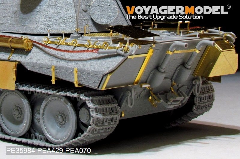Voyager Model PE35984 WWII German Panther A Tank Early version Basic For TAKOM 2097 1/35 – imagen 12