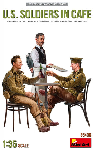 MiniArt 35406 US SOLDIERS IN CAFE 1/35