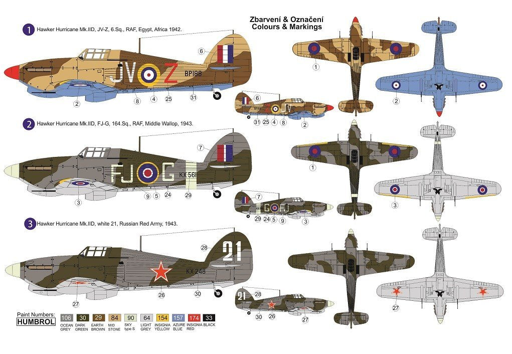 AZ Model AZ7594 Hurricane Mk.IID 1/72 – image 2