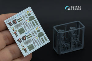 Quinta Studio QR+48091 GRU-7A early, 2 ejection seats for F-14 A (Tamiya, Hobby Boss) 1/48 – image 4