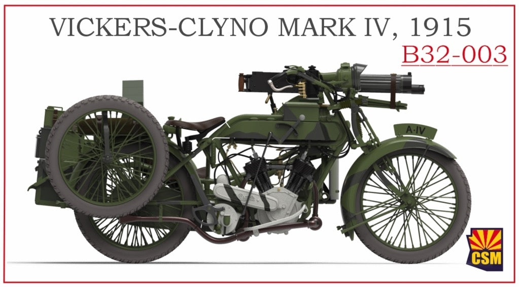 Copper State Models CSM B32003 Vickers-Clyno Mark IV, 1915 1/32
