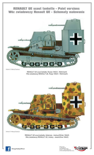 Mirage Hobby 355007 RENAULT UE Scout Car 1/35 – image 2