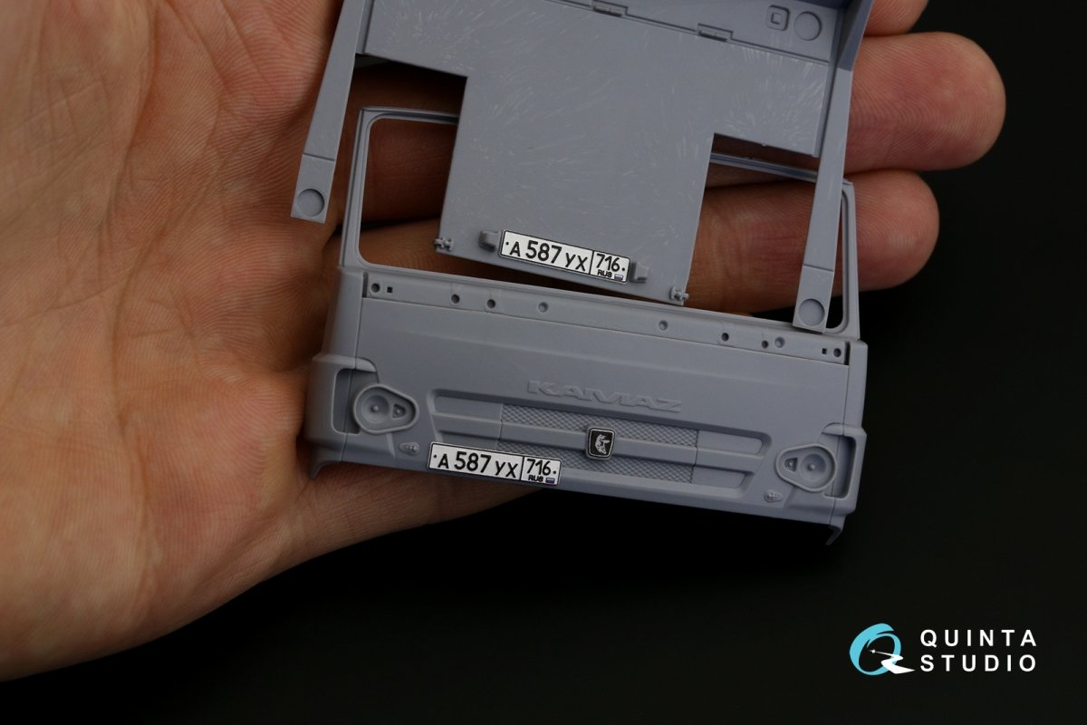 Quinta Studio QDS-35068 KAMAZ-43509 3D-Printed &amp;amp; colored Interior on decal paper (Zvezda) (Small version) 1/35 – image 3