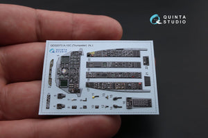 Quinta Studio QD32073 A-10C 3D-Printed &amp;amp; colored Interior on decal paper (for Trumpeter kit) 1/32 – immagine 4
