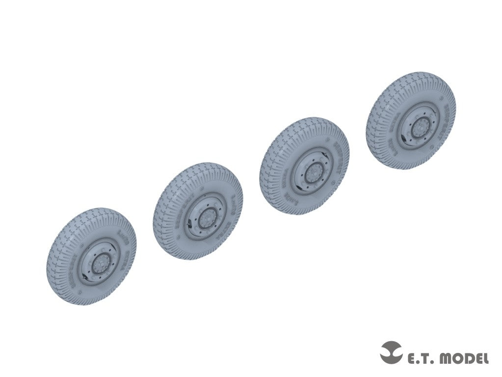 ET Model P35-105 WWII German Sd.Kfz.234 Large Diameter Weighted Wheels Type.5 1/35 – Bild 2