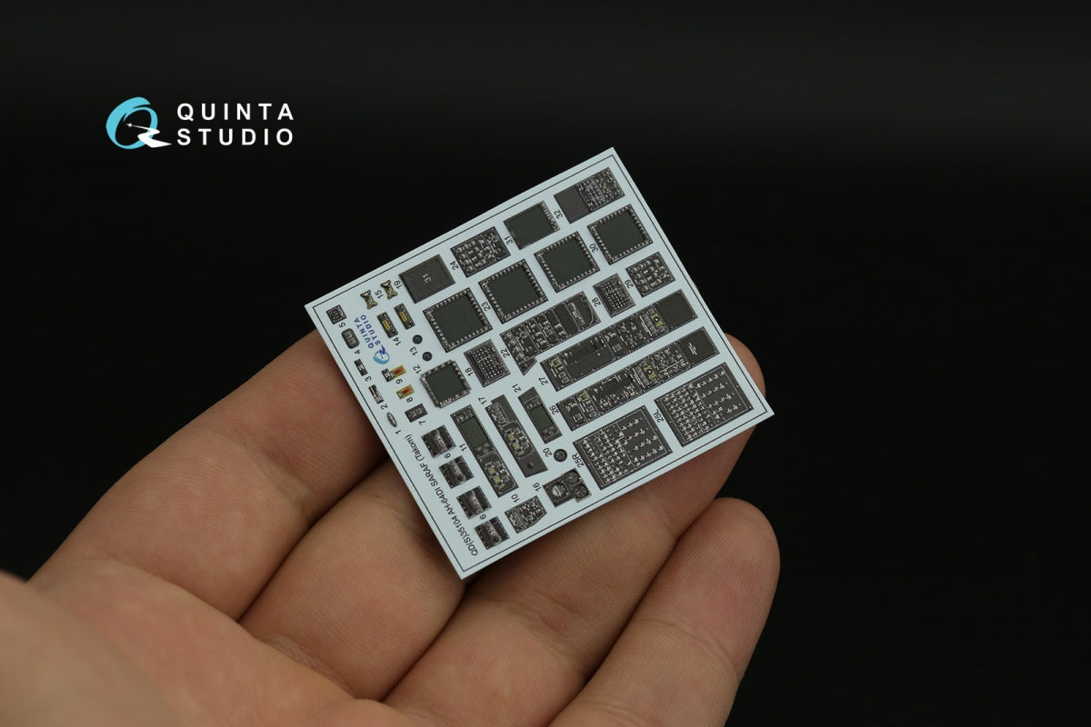 Quinta Studio QD35104 AH-64DI Saraf 3D-Printed &amp;amp; colored Interior on decal paper (Takom) 1/35 – obrázek 6