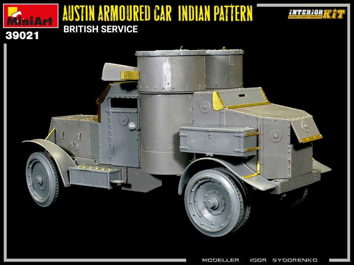 Miniart 39021 AUSTIN ARMORED CAR INDIAN PATTERN. BRITISH SERVICE. INTERIOR KIT 1/35 – obrázek 19