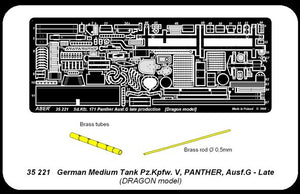 Aber 35221 German medium tank Pz.Kpfw. V, Ausf.G (Sd.Kfz. 171) Panther Ausf.G late - basic set 1/35 – Bild 5