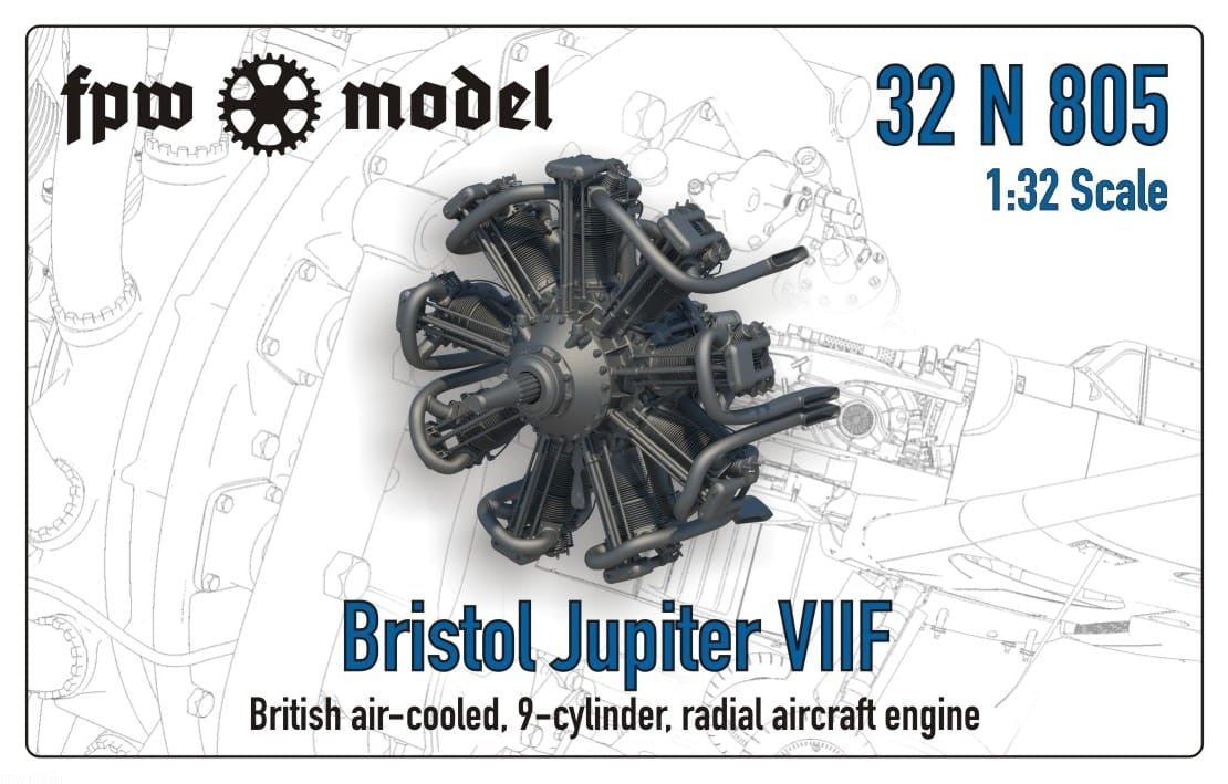 FPW Modèle 32N805 Bristol Jupiter VIIF 1/32