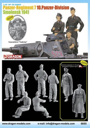 Dragon 6655 German Panzer-Regiment 7 10.Panzer-Division (Smolensk 1941)1/35