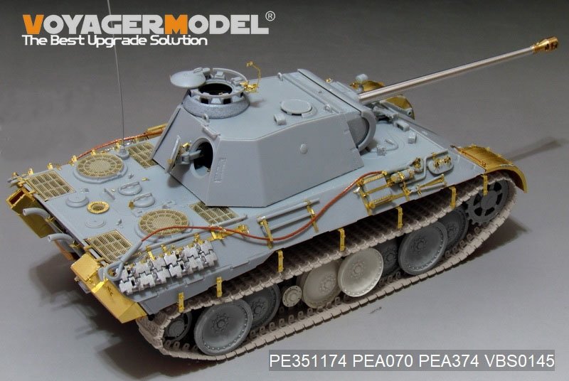 Voyager Model PE351174 WWII German Panther A early ver. Basic（For MENG TS-046）1/35 – obrázek 10
