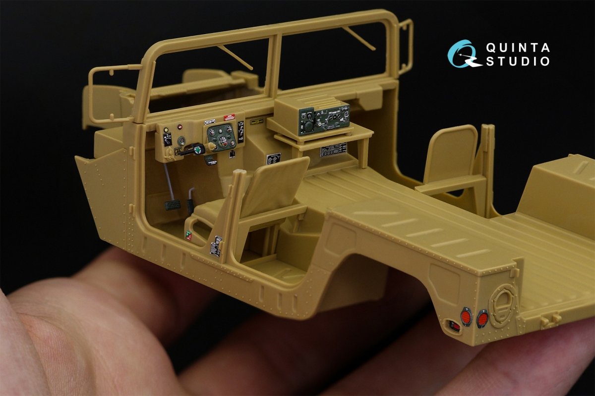 Quinta Studio QD35039 HUMVEE Family 3D-Printed &amp;amp; colored Interior on decal paper (Tamiya) 1/35 – image 2