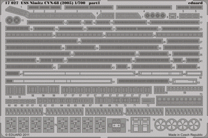 Eduard 17027 USS Nimitz CVN-68 (2005) TRUMPETER 1/700