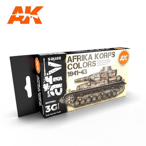 AK Interactive AK11652 3G AFRIKA KORPS COLORS 1941-1943 6x17 ml
