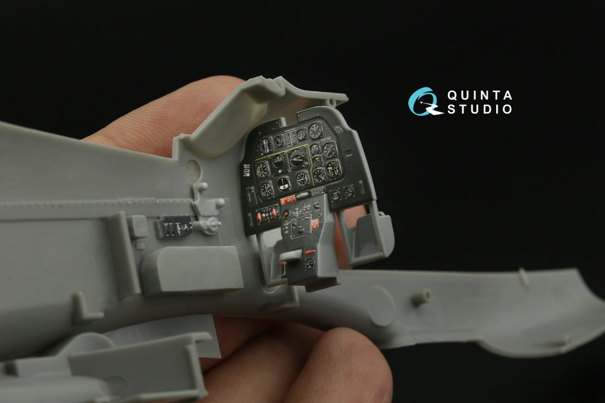 Quinta Studio QDS-32143 P-51D/K Mustang 3D-Printed colored Interior on decal paper (Dragon) (Small version) 1/32 – obrázek 6