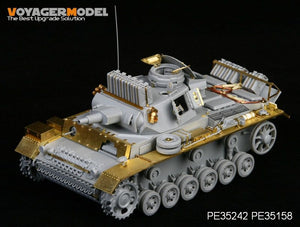 Voyager Model PE35242 WWII German Pz.Kpfw.III Ausf.N sPz.Abt 501 Afrika For DRAGON 6431 1/35 – zdjęcie 2