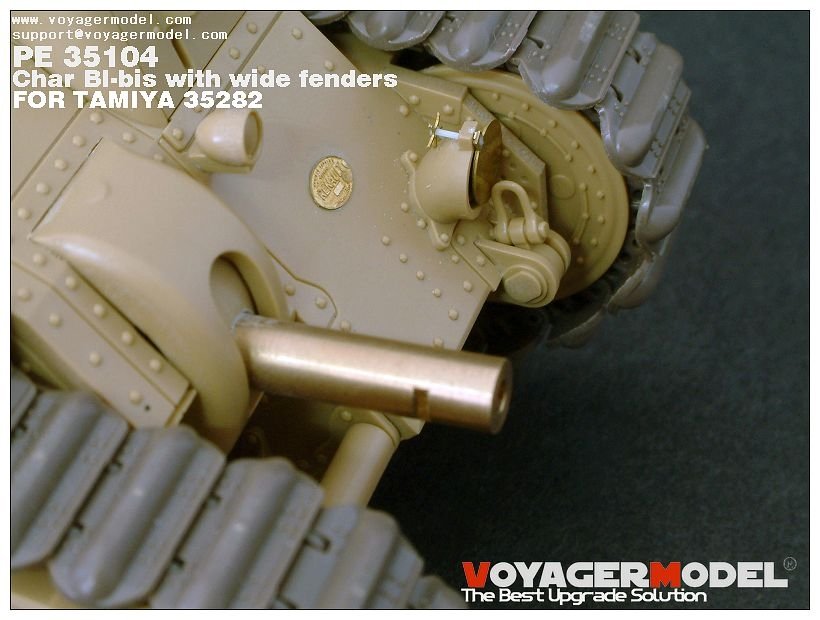 Voyager Model PE35104 WWII French Char BI-bis with wide fenders (B ver include Gun barrel) for TAMIYA 35282 1/35 – Bild 10