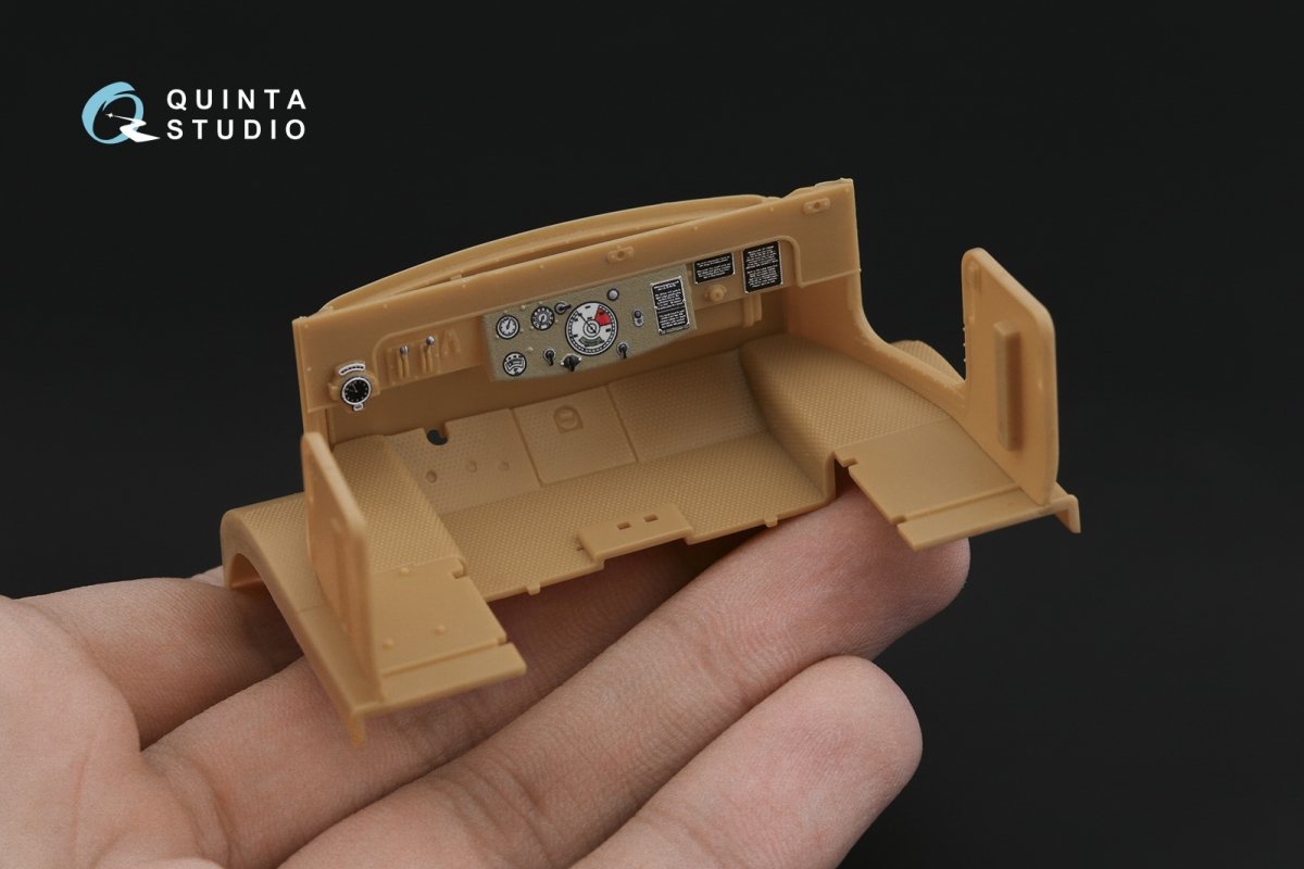Quinta Studio QD35075 Sd.Kfz.6-1 BN9b 3D-Printed &amp;amp; colored Interior on decal paper (Bronco) 1/35 – Bild 3