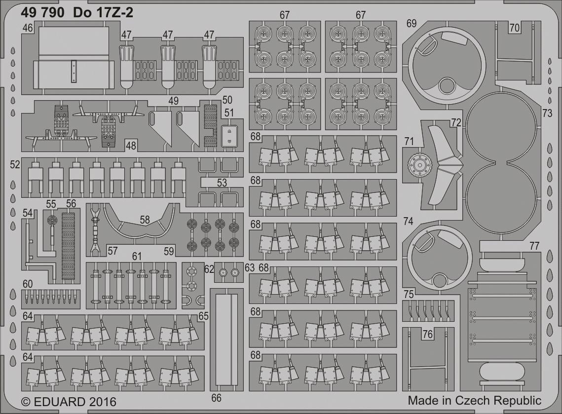 Eduard 49790 For 17Z-2 ICM 1/48 – Bild 2