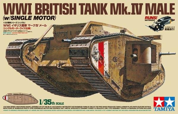 Tamiya 30057 WWI British Tank Mk.IV Male 1/35