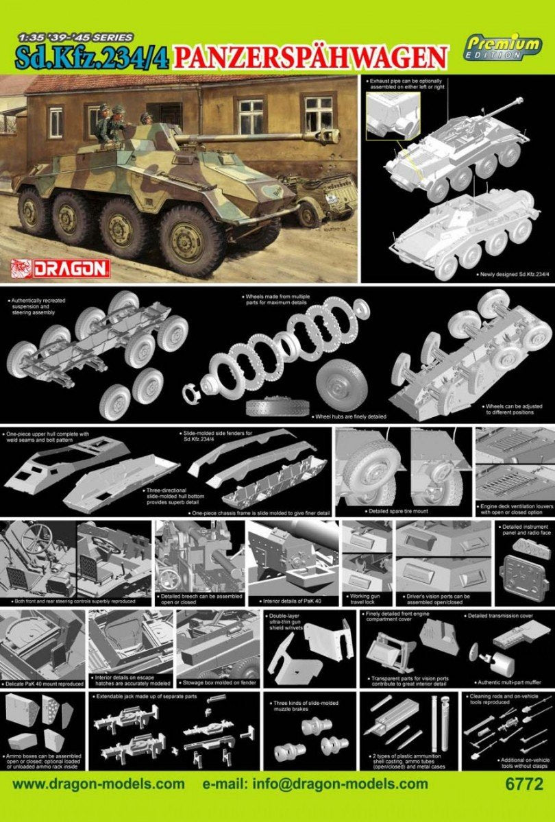 Dragon 6772 Sd.Kfz.234/4 Panzerspahwagen (Premium Edition) 1/35 – image 2
