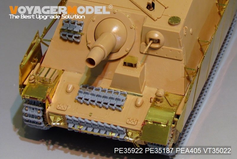 Voyager Model PE35922 WWII German Sturmpanzer IV Brummbar Late Version Basic For TAMIYA 35353 1/35 – imagen 6