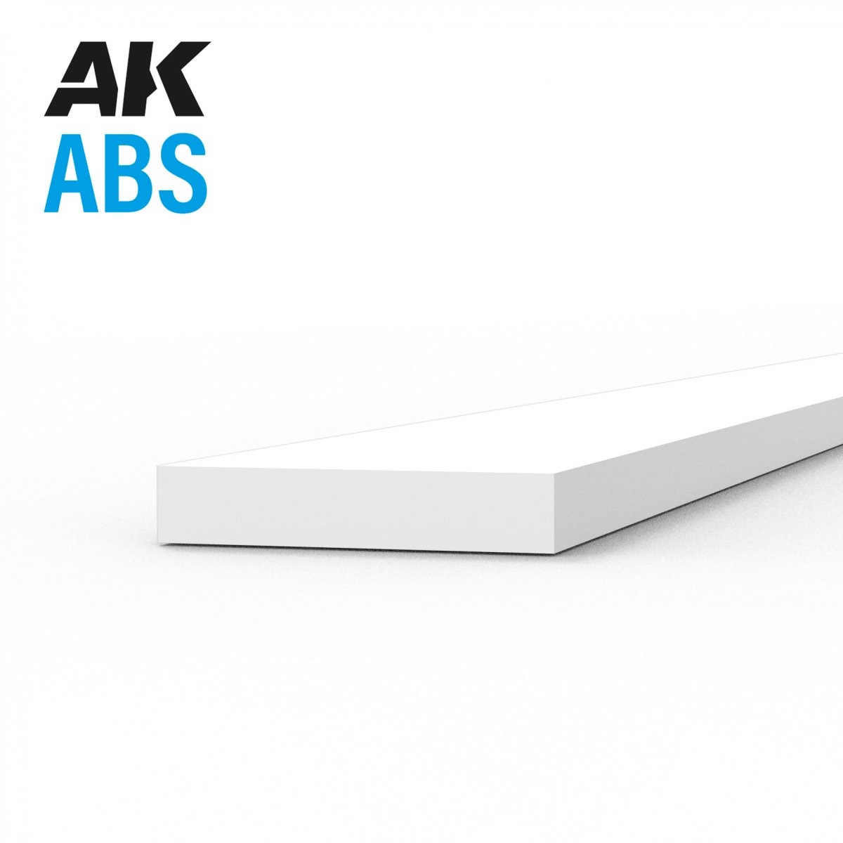 AK Interactive AK6717 STRIPS 0.75 X 4.00 X 350MM – ABS STRIP – 10 UNITS PER BAG