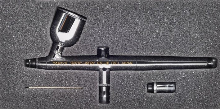 Tamiya 74532 Spray-Work HG III airbrush 0.3 mm – obrázek 2