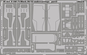 Eduard 49454 F-16C/ N Block 30/32 undercarriage Tamiya 1/48 – image 2