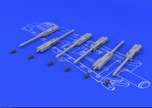 Eduard 648075 Browning M-2 guns (6pcs) 1/48 – image 2