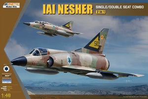 Kinetic K48056 IAI Nesher Single/Double Seat Combo (2in1) 1/48