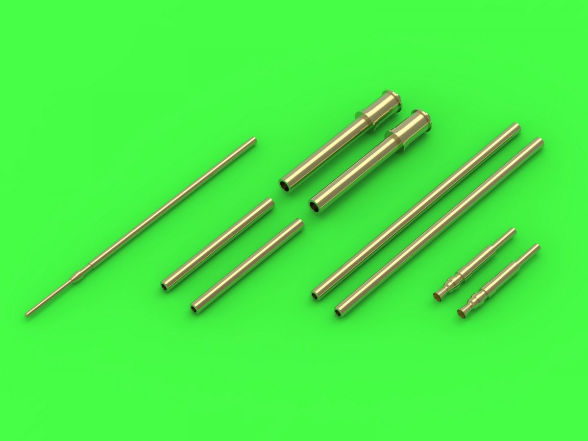 Master AM-72-133 Fw 190 A6 armament set (MG 17 tips, MG 151 barrels) and pitot tube (for Eduard models) (1/72)