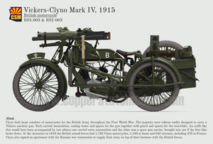 Copper State Models CSM B32003 Vickers-Clyno Mark IV, 1915 1/32