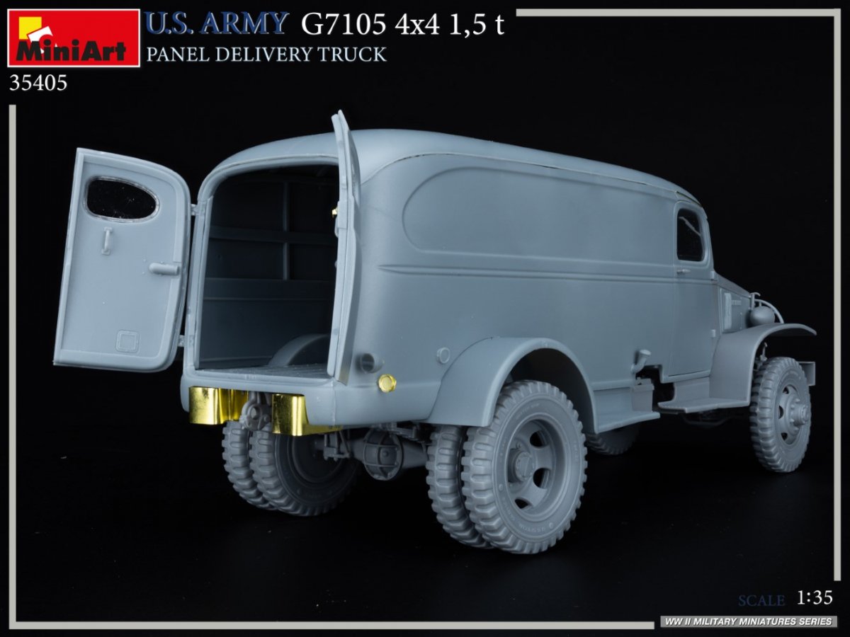 MiniArt 35405 US ARMY G7105 4х4 1.5 t PANEL DELIVERY TRUCK 1/35 – image 13