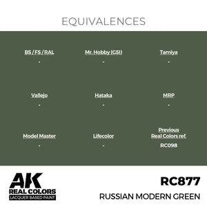 AK Interactive RC877 Russian Modern Green 17 ml – Bild 3