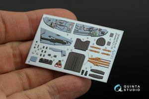 Quinta Studio QD48249 Su-25 3D-Printed &amp;amp; colored Interior on decal paper (Zvezda) 1/48 – Bild 10