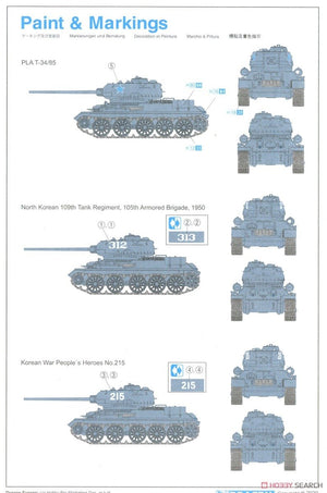 Dragon 7668 Chinese Volunteer T-34/85 1/72 – zdjęcie 4